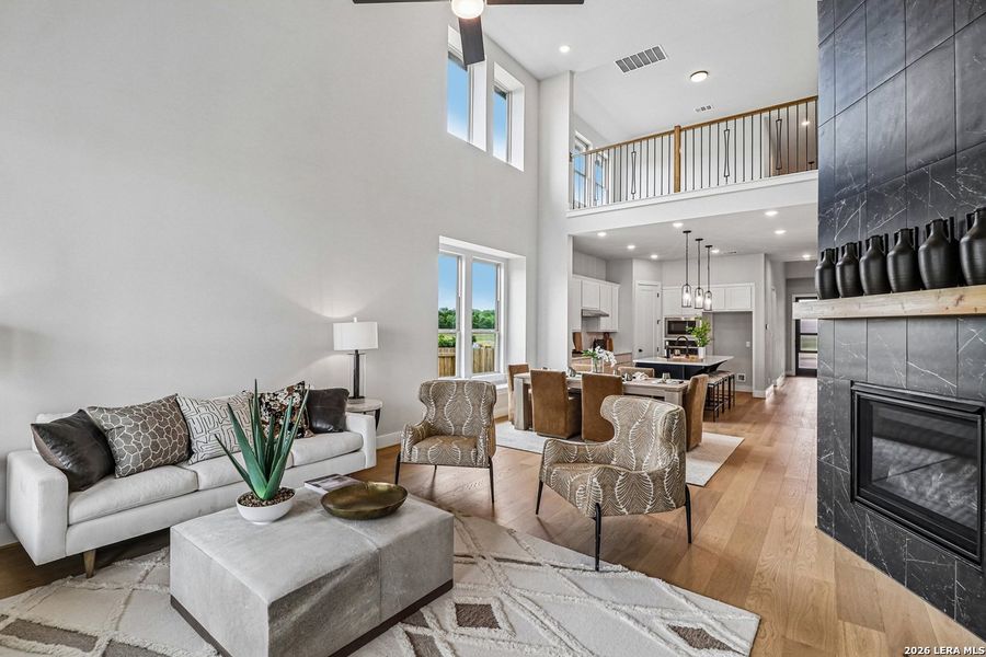 Furnished interior view inside a new home in Homestead, Schertz (Image 15).