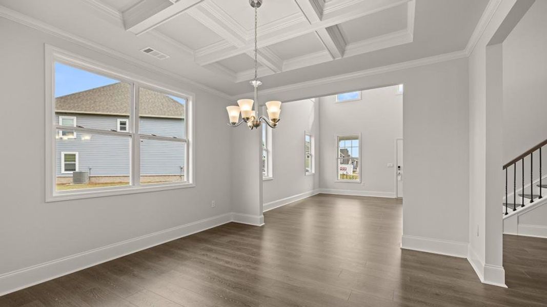 Spacious, unfurnished interior of a new home in Hamptons at Riverwood East, Dallas (Image 15).