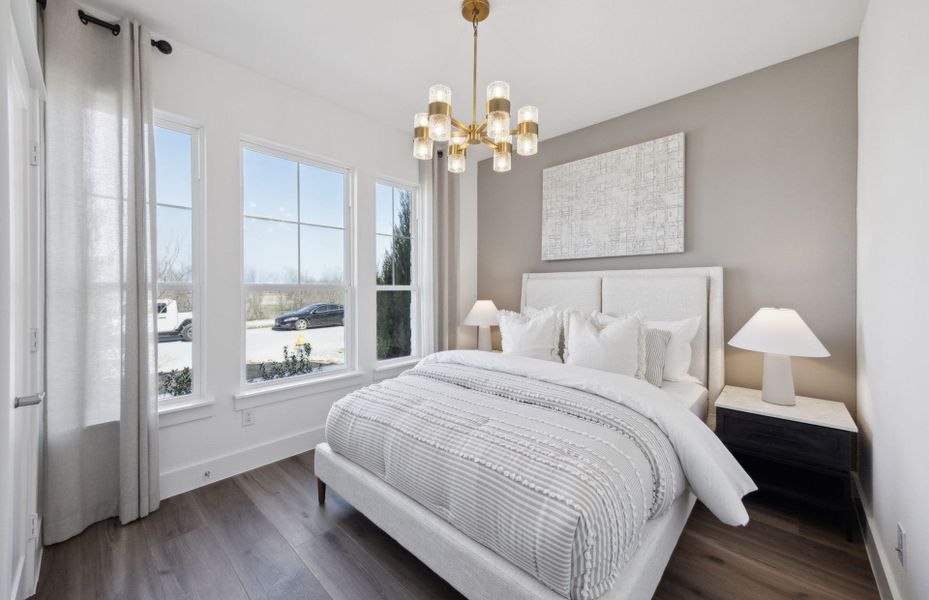 Furnished interior view inside a new home in Treeline, Justin (Image 9).