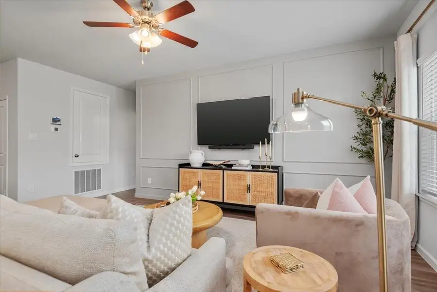 Furnished interior view inside a new home in , Montgomery (Image 6). Furnished interior view inside a new home in , Montgomery (Image 6).