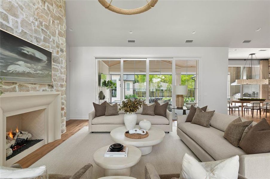 Furnished interior view inside a new home in , Orlando (Image 40). Furnished interior view inside a new home in , Orlando (Image 40).