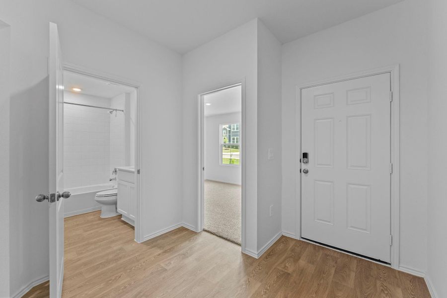 Spacious, unfurnished interior of a new home in Durango, Mustang Ridge (Image 18). Spacious, unfurnished interior of a new home in Durango, Mustang Ridge (Image 18).