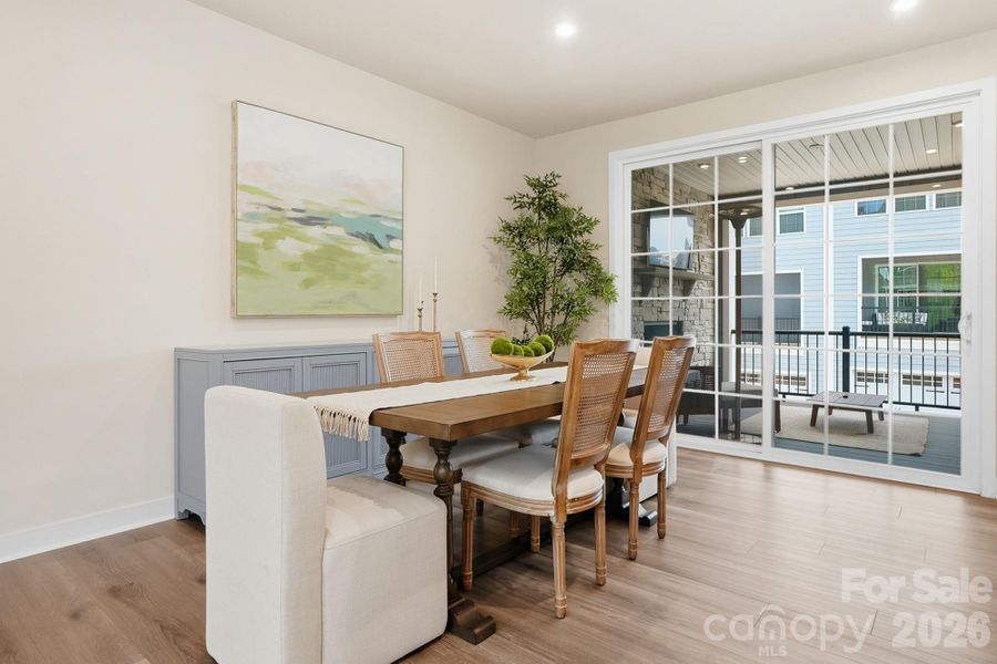 Furnished interior view inside a new home in Bailey Mills, Matthews (Image 27).
