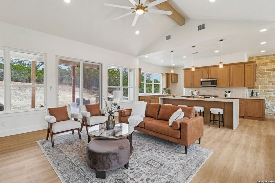 Furnished interior view inside a new home in , Fischer (Image 18).