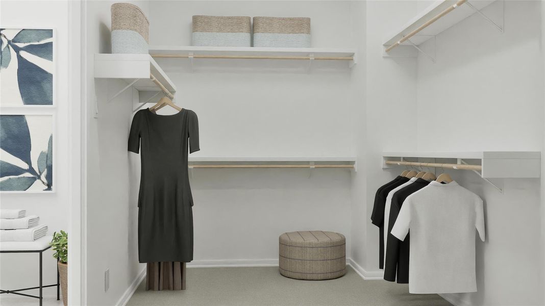 Furnished interior view inside a new home in Anniston, Katy (Image 23).