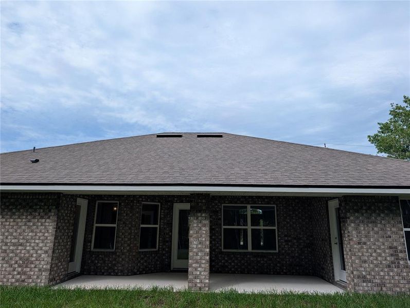 Exterior details and patio area of a home in Palm Coast, Palm Coast (Image 4). Exterior details and patio area of a home in Palm Coast, Palm Coast (Image 4).