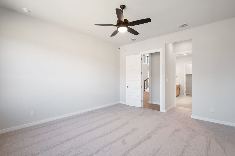 Spacious, unfurnished interior of a new home in Heritage, Dripping Springs (Image 36). Spacious, unfurnished interior of a new home in Heritage, Dripping Springs (Image 36).