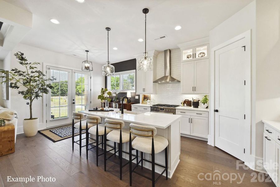 Furnished interior view inside a new home in Endhaven Terraces, Charlotte (Image 10).