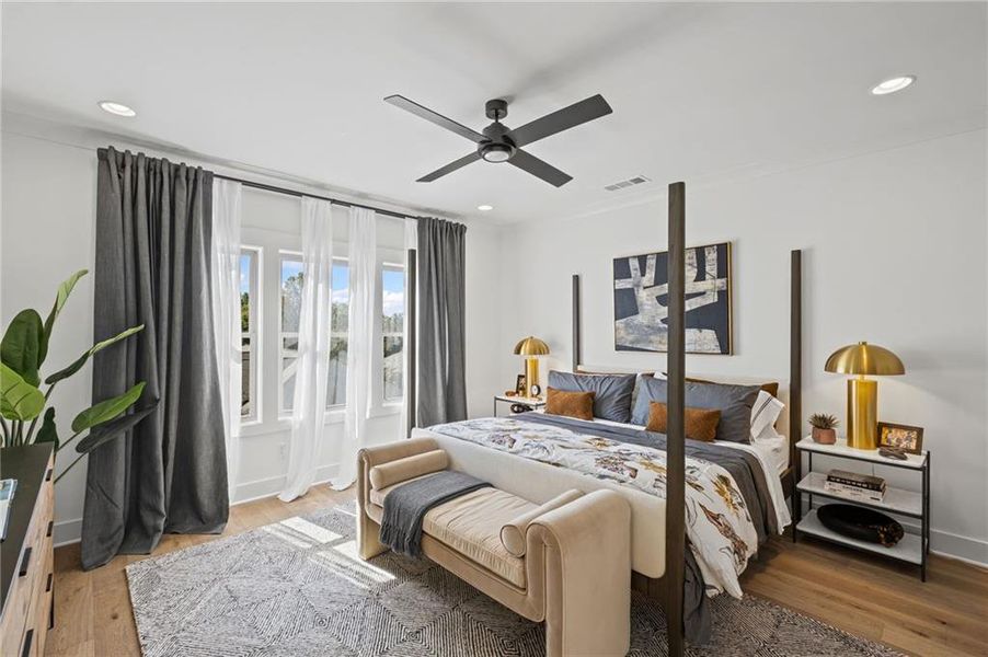 Furnished interior view inside a new home in South on Main, Woodstock (Image 41).