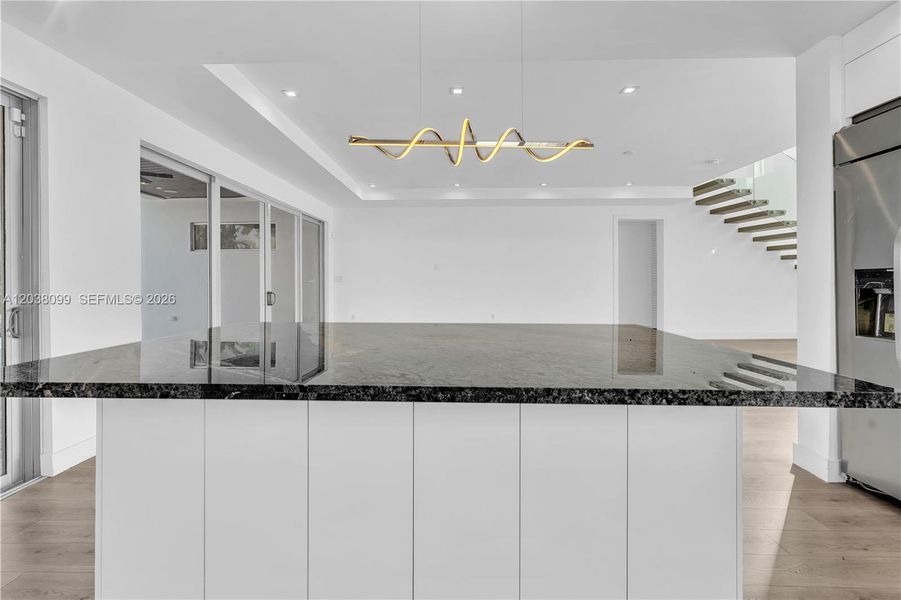 Furnished interior view inside a new home in , Miami (Image 10).