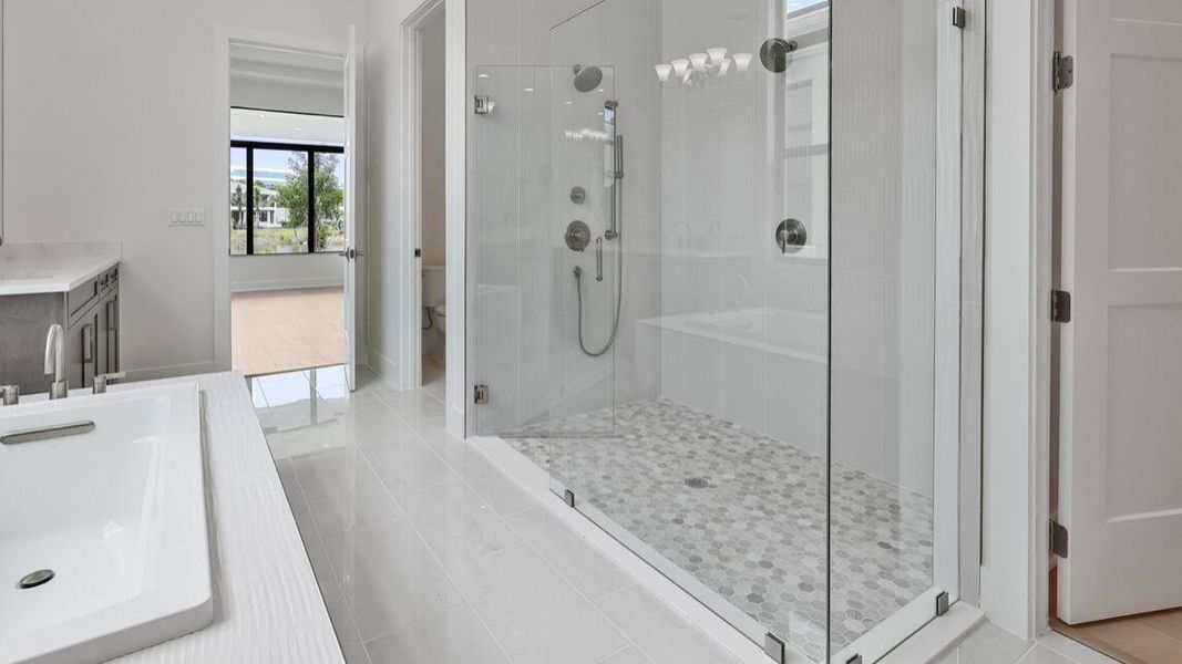 Furnished interior view inside a new home in Artistry Palm Beach, Palm Beach Gardens (Image 30). Furnished interior view inside a new home in Artistry Palm Beach, Palm Beach Gardens (Image 30).