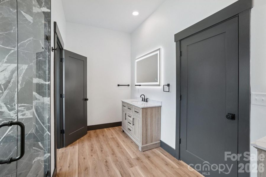Furnished interior view inside a new home in , Hendersonville (Image 14).