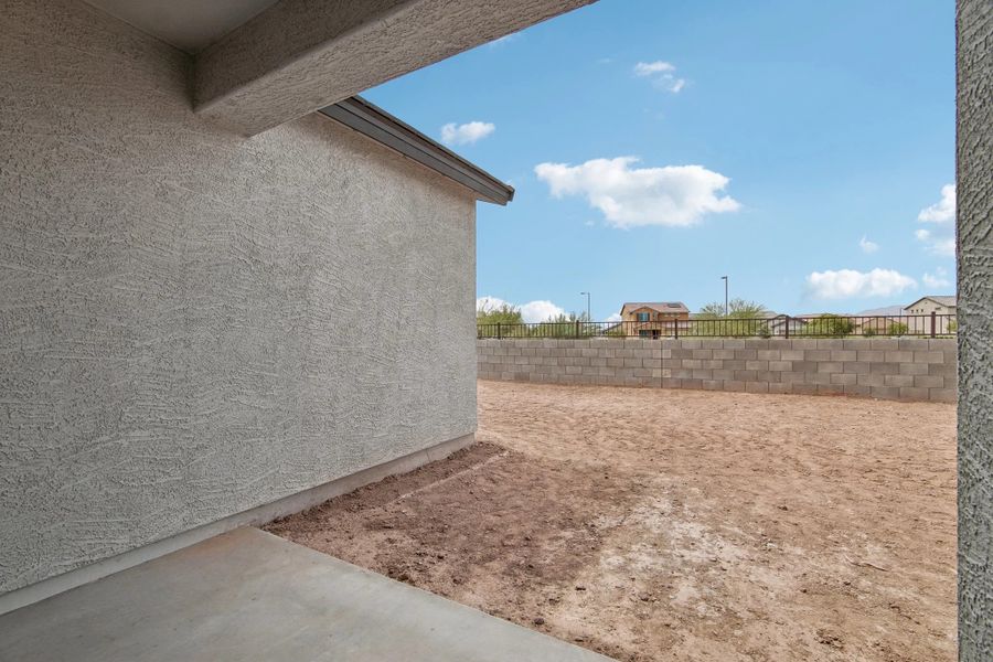 Covered patio