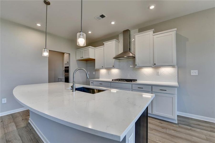 Furnished interior view inside a new home in The Reserve At Liberty Park, Braselton (Image 9).