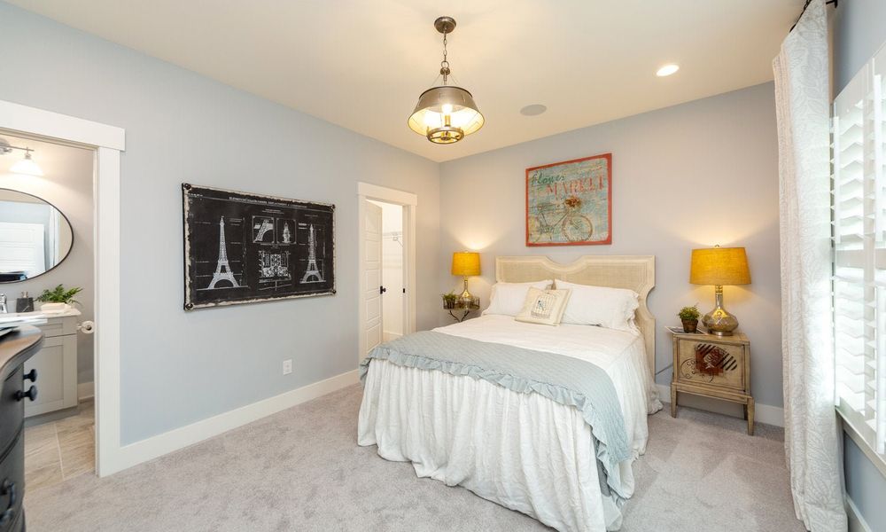 Representative furnished interior of a home built from the Marin by Classica Homes in McLean - Hunts Point, Belmont (Image 47).