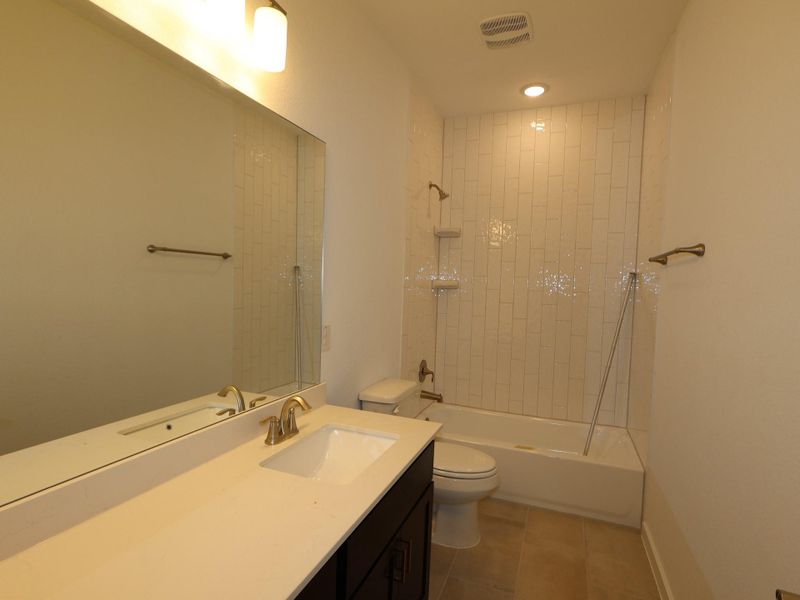 Furnished interior view inside a new home in Cedar Brook, Leander (Image 7).
