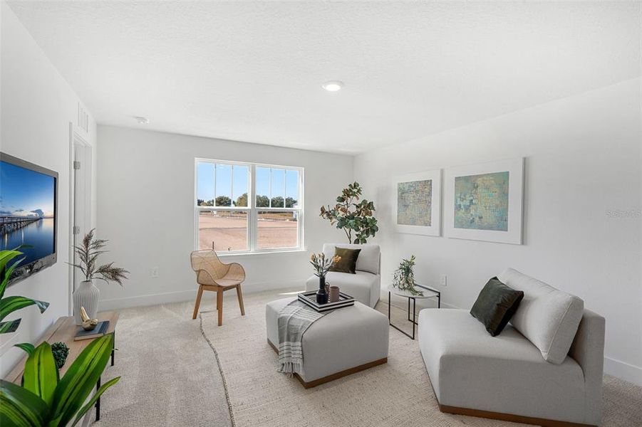 Furnished interior view inside a new home in Eden Crest, Apopka (Image 22).