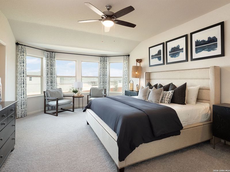 Furnished interior view inside a new home in Kallison Ranch, San Antonio (Image 3).