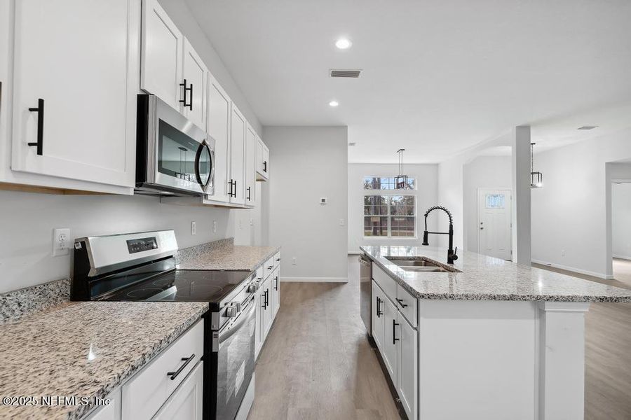 Furnished interior view inside a new home in , Jacksonville (Image 6).