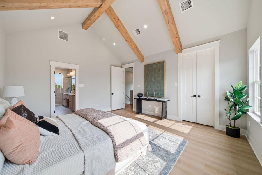 Furnished interior view inside a new home in , Houston (Image 28).