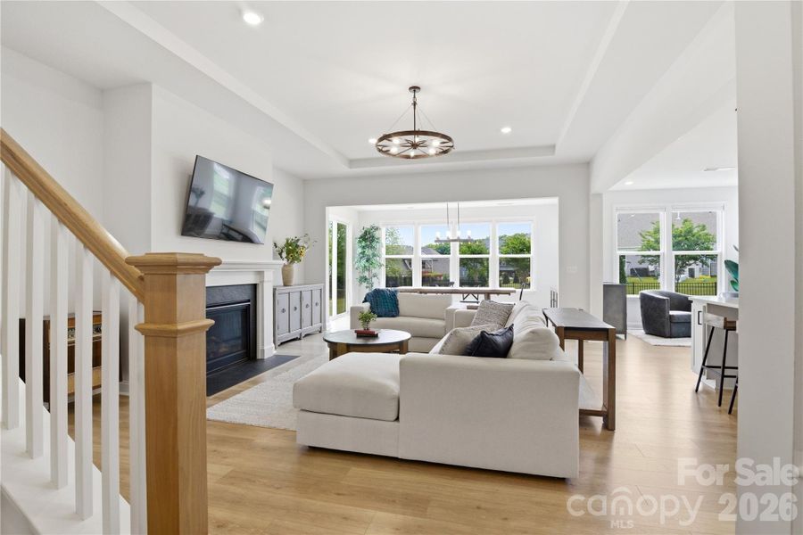 Furnished interior view inside a new home in Massey, Fort Mill (Image 13).
