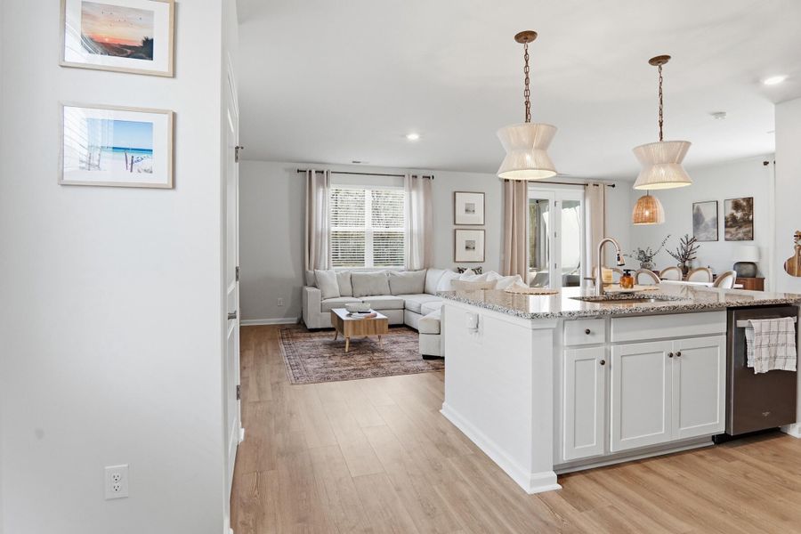 Furnished interior view inside a new home in Founders Corner, Lincolnville (Image 7).