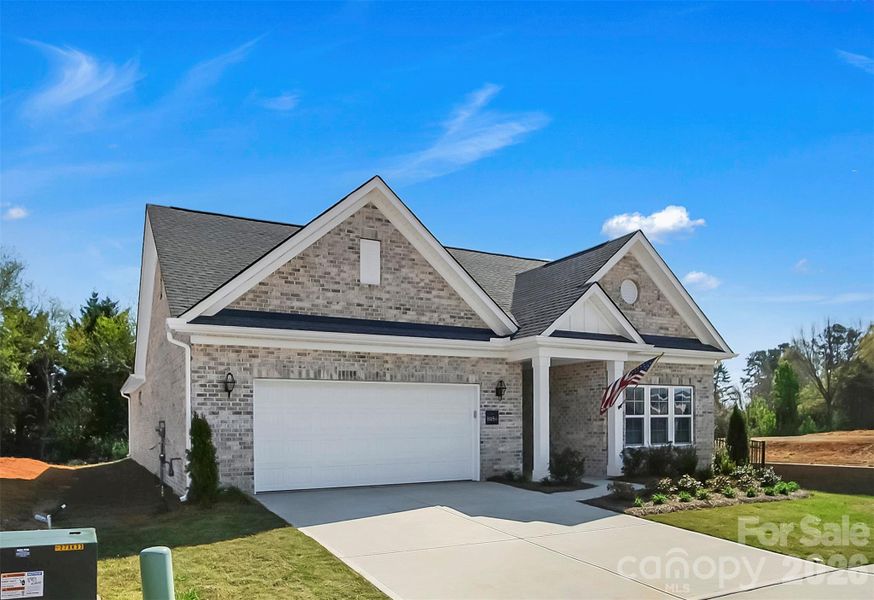 Front exterior of a new home in , Gastonia, NC, highlighting curb appeal (Image 1). Front exterior of a new home in , Gastonia, NC, highlighting curb appeal (Image 1).