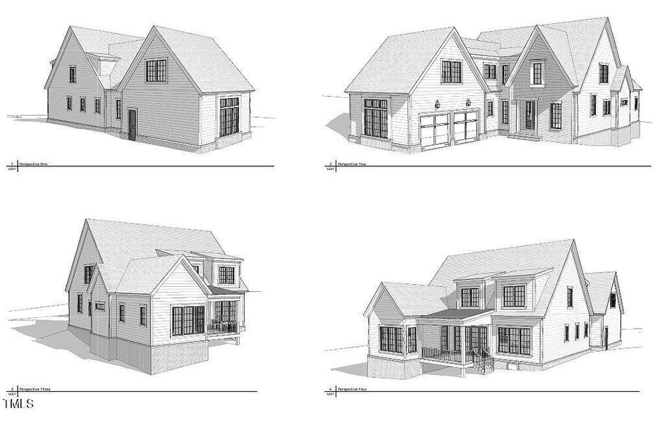 CC Lot 9 Side and Rear Elevations