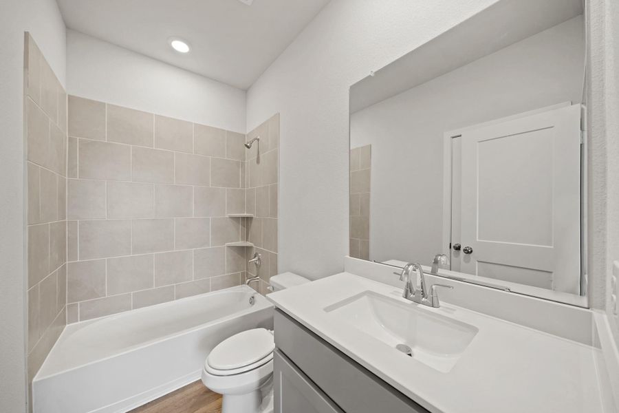 Furnished interior view inside a new home in Reveille Estates, Bryan (Image 3).