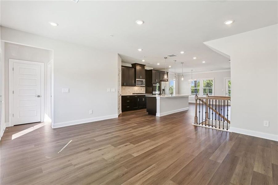 Spacious, unfurnished interior of a new home in Hemingway - Highland Series, Cumming (Image 21).