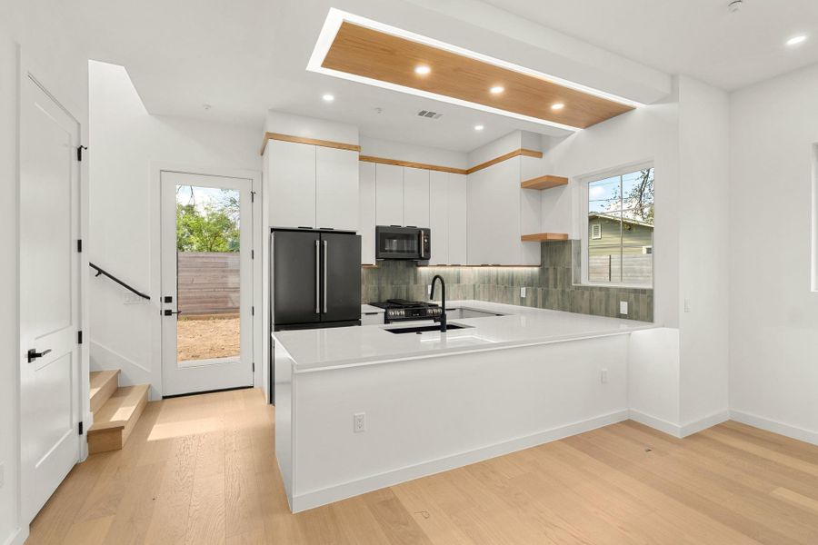 Furnished interior view inside a new home in , Austin (Image 8). Furnished interior view inside a new home in , Austin (Image 8).