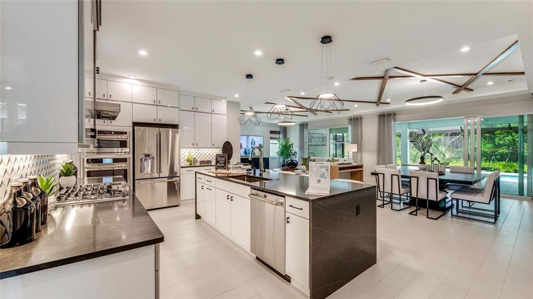 Furnished interior view inside a new home in Cresswind DeLand, Deland (Image 14).