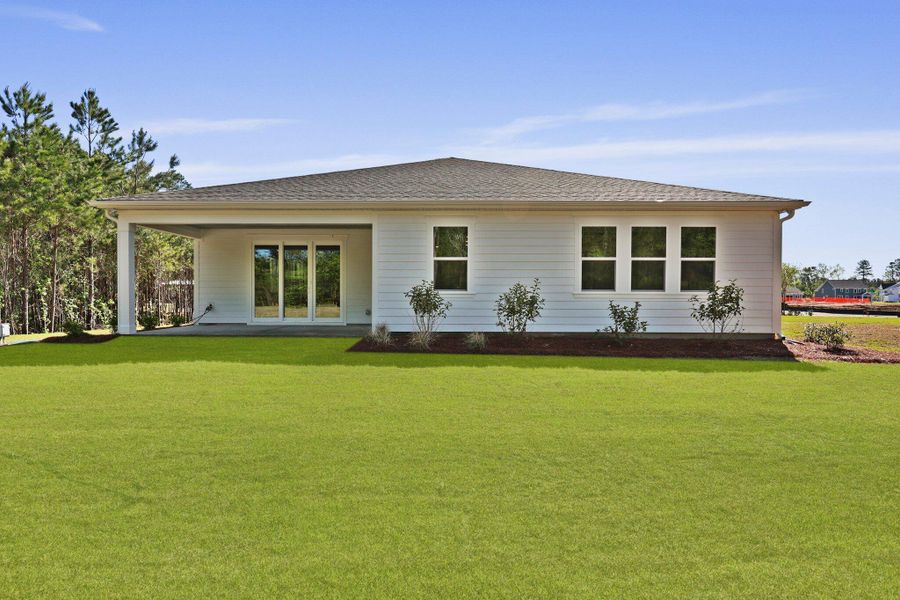Exterior details and patio area of a home in Berkeley Bay, Ridgeville (Image 31).