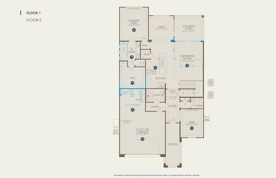 Prato Floor Plan, Quick Move-In Home, Floor 1