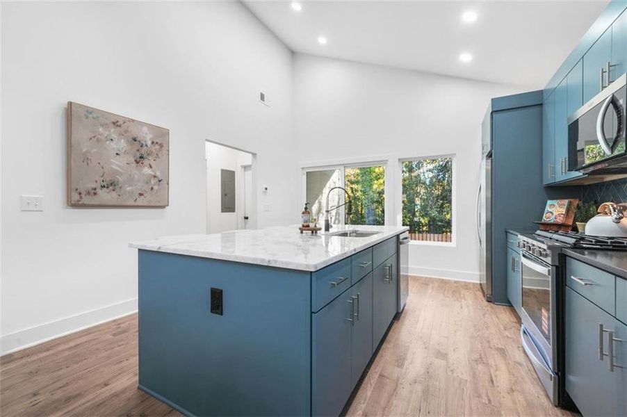 Furnished interior view inside a new home in , Atlanta (Image 20).