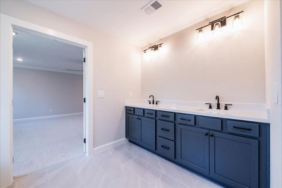 Furnished interior view inside a new home in Autumn Brook, Canton (Image 36).