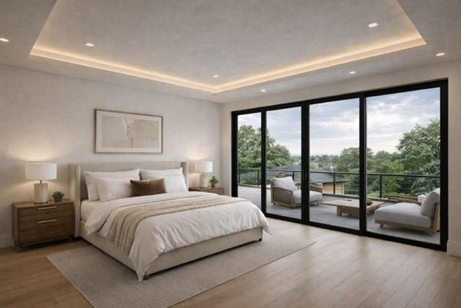 Furnished interior view inside a new home in , Houston (Image 5).