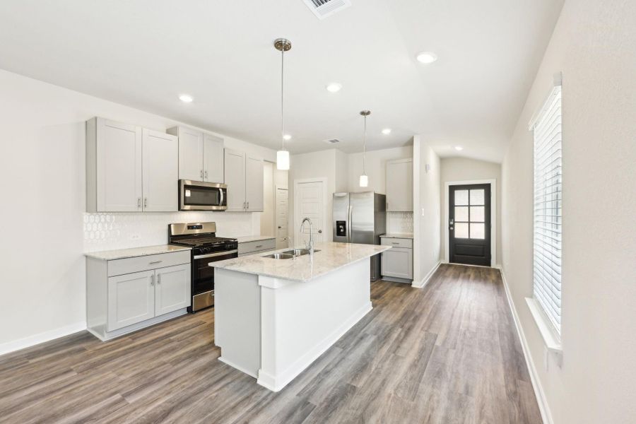 Photo is not of the actual home but is an inspirational photo of builder’s model home and may depict options, furnishings, and/or decorator features that are not included.