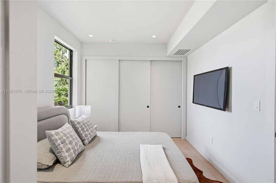 Furnished interior view inside a new home in , Miami (Image 18).