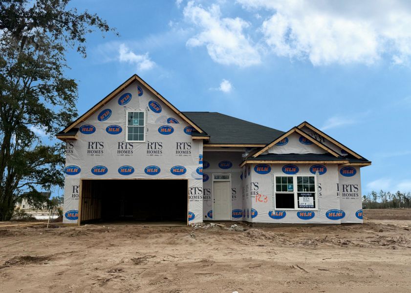 In-progress construction of a new home in The Village at Sassafras, Allenhurst, GA (Image 5).