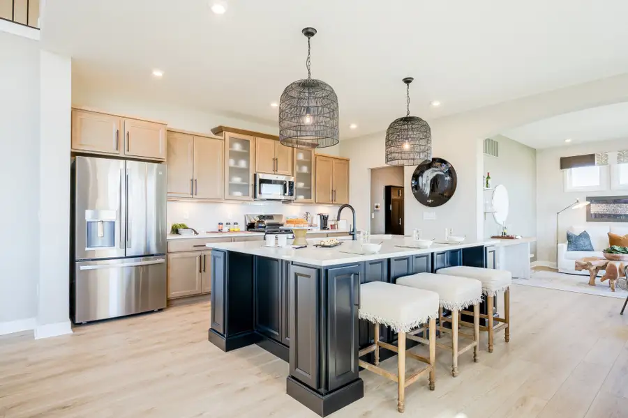 Representative furnished interior of a home built from the Grandin by Fischer Homes in The Dunes at Sandbar, Santa Rosa Beach (Image 55).
