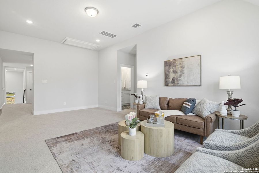 Furnished interior view inside a new home in Haby Hill 60s, San Antonio (Image 18).