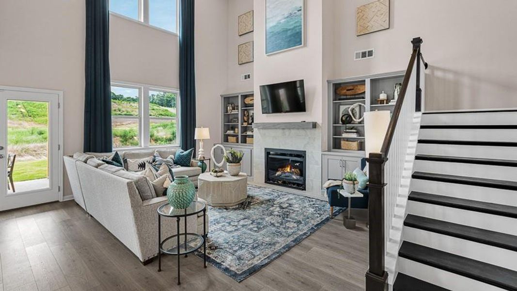 Furnished interior view inside a new home in Stratford Hills, Ball Ground (Image 15). Furnished interior view inside a new home in Stratford Hills, Ball Ground (Image 15).