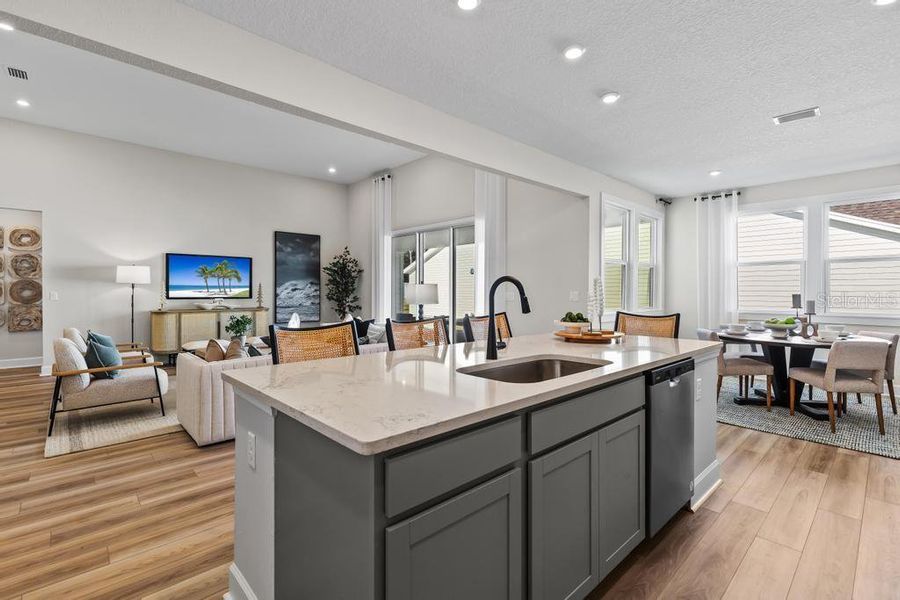 Furnished interior view inside a new home in The Cypress Series at Reserve East, Flagler Beach (Image 11).
