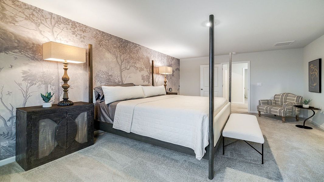 Furnished interior view inside a new home in The Retreat at East Argent, Ridgeland (Image 30). Furnished interior view inside a new home in The Retreat at East Argent, Ridgeland (Image 30).