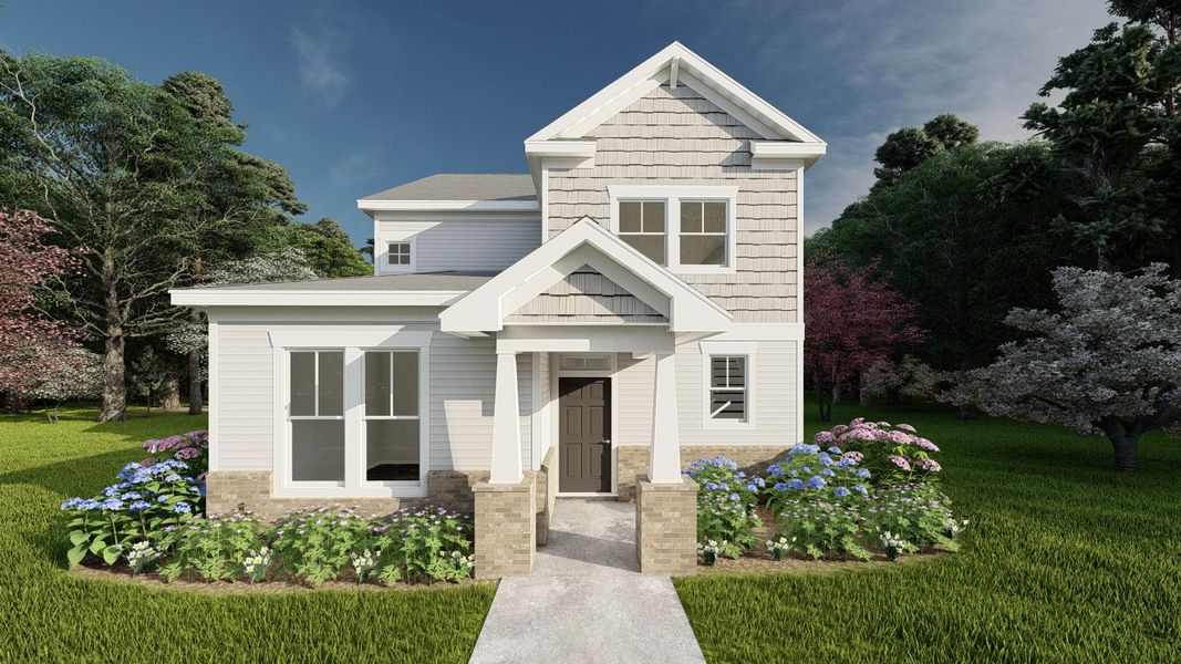 Representative exterior photo of a completed home built from the Sparrow by Ivey Homes in Tillery Park, Grovetown, GA (Image 2). Representative exterior photo of a completed home built from the Sparrow by Ivey Homes in Tillery Park, Grovetown, GA (Image 2).