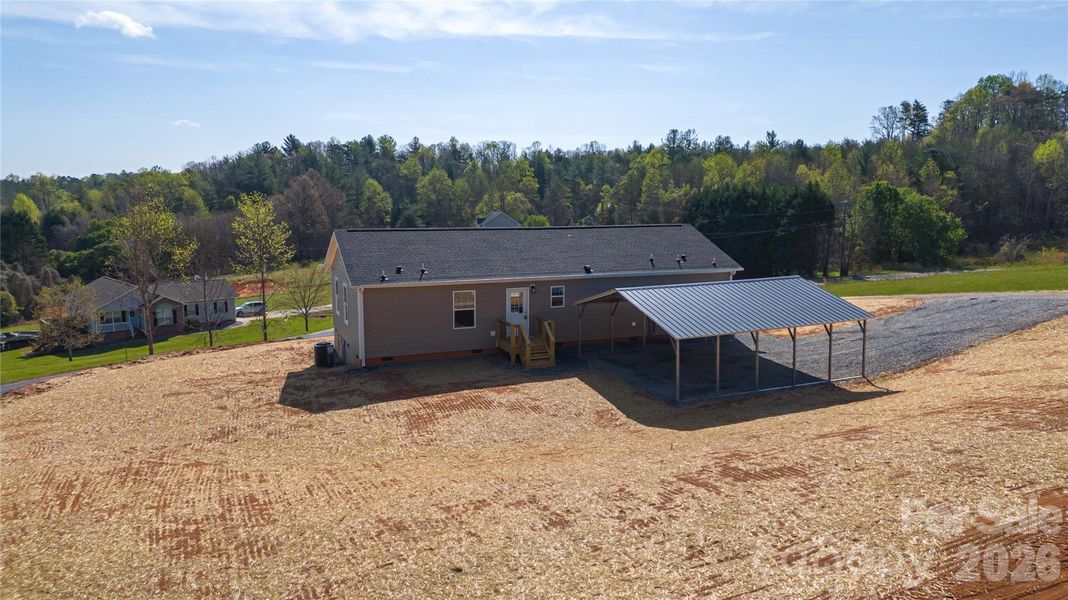 Exterior details and patio area of a home in , Morganton (Image 14). Exterior details and patio area of a home in , Morganton (Image 14).
