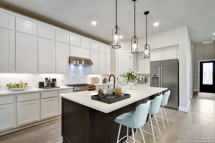 Furnished interior view inside a new home in Weston Oaks, San Antonio (Image 10).