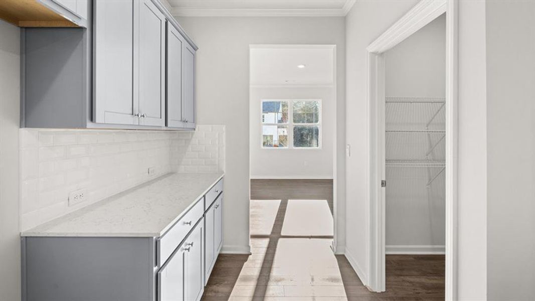 Furnished interior view inside a new home in Liberty Crossing, Braselton (Image 9).