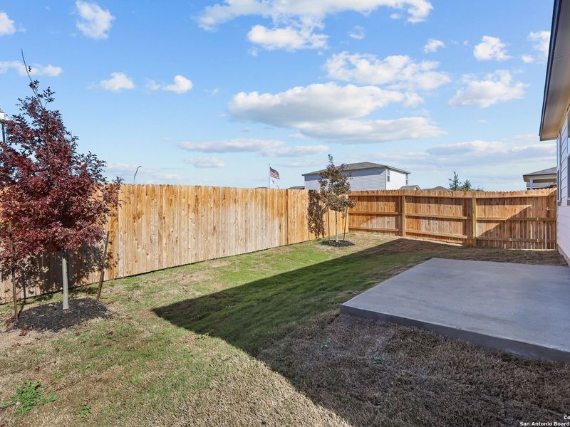 Exterior details and patio area of a home in Applewhite Meadows, San Antonio (Image 21).